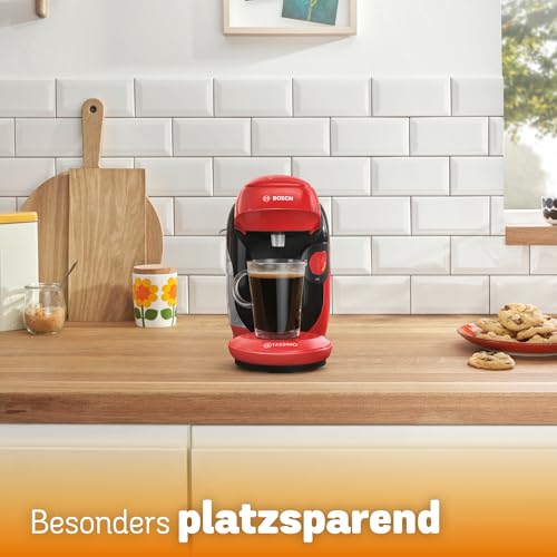 Tassimo Style TAS1103 – Kapselmaschine, über 70 Getränke, INTELLIBREW™, 1400W, Rot – Premium Uswahl