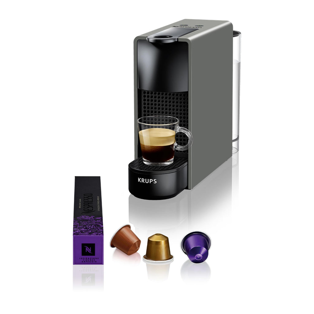 Essenza Mini XN110B – Kapselmaschine, 19 Bar, Ultrakompakt, Grau – Premium Uswahl