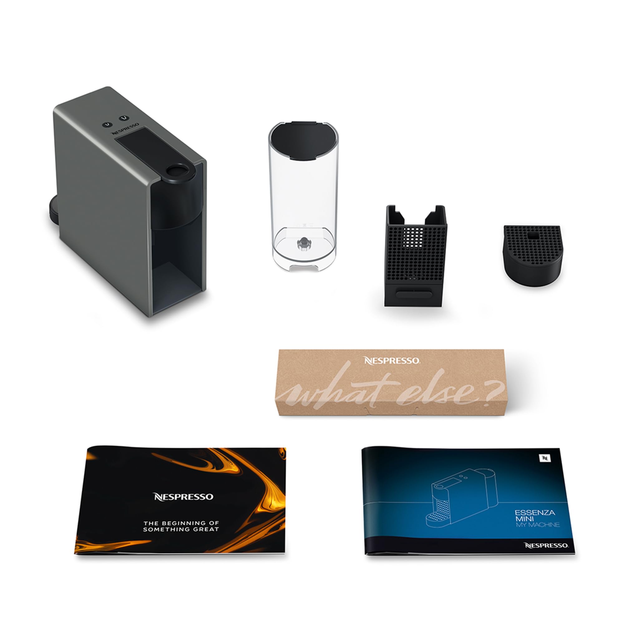 Essenza Mini XN110B – Kapselmaschine, 19 Bar, Ultrakompakt, Grau – Premium Uswahl