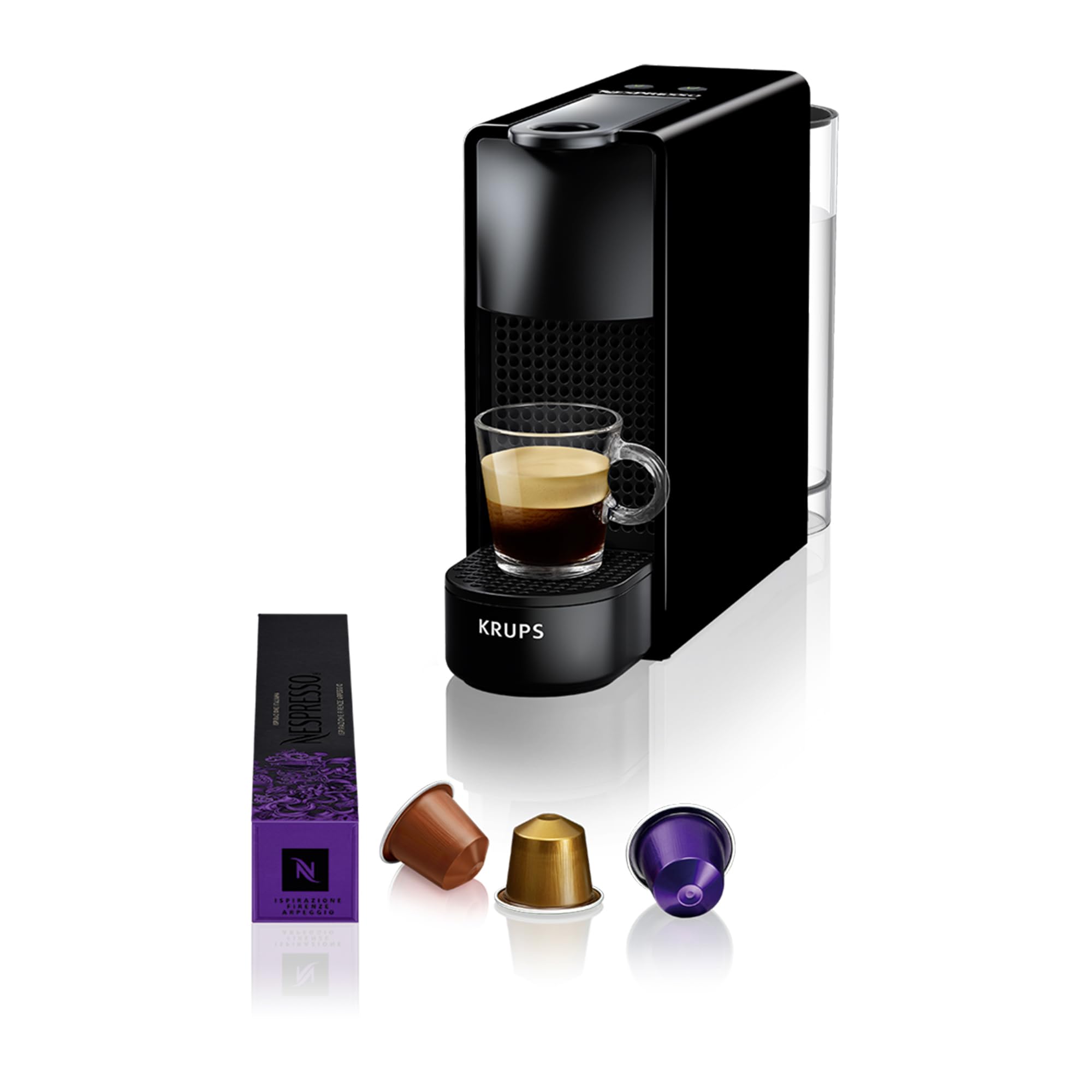 Essenza Mini XN1108 – Kapselmaschine, 19 Bar, Energieklasse A, Schwarz – Premium Uswahl