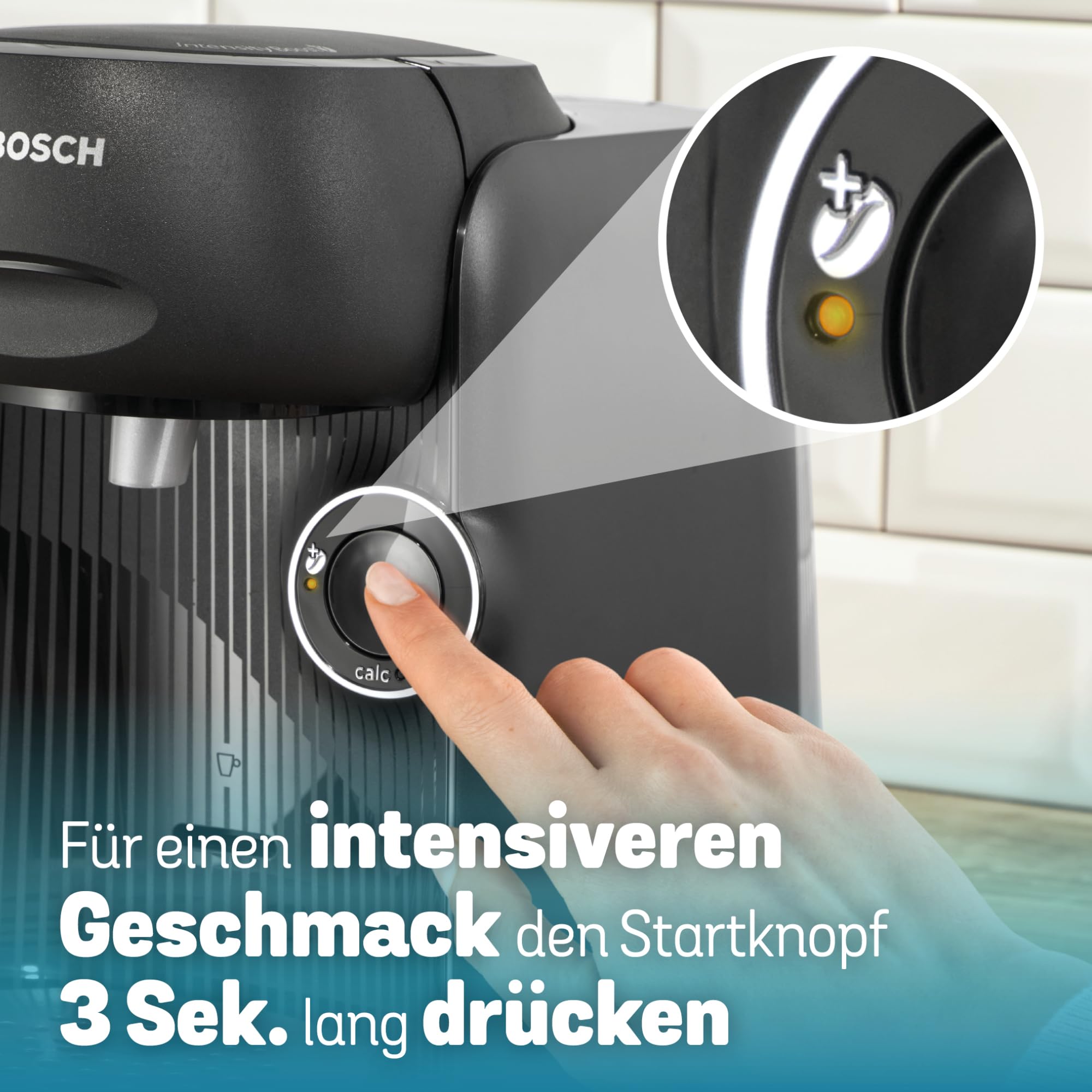 Tassimo Finesse TAS162E – Kapselmaschine mit IntensityBoost, über 70 Getränke, 1400W, Schwarz – Premium Uswahl