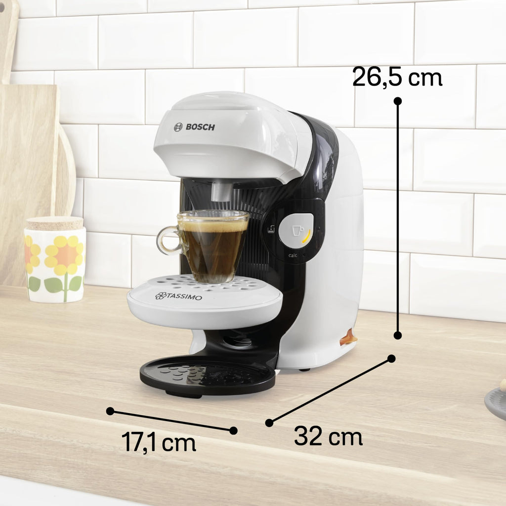 Tassimo Style TAS1104 – Kapselmaschine, über 70 Getränke, INTELLIBREW™, 1400W, Weiss – Premium Uswahl