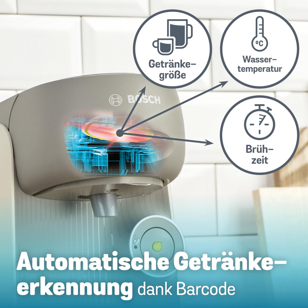 Tassimo Finesse TAS167P – Kapselmaschine mit IntensityBoost, über 70 Getränke, 1400W, Creme – Premium Uswahl