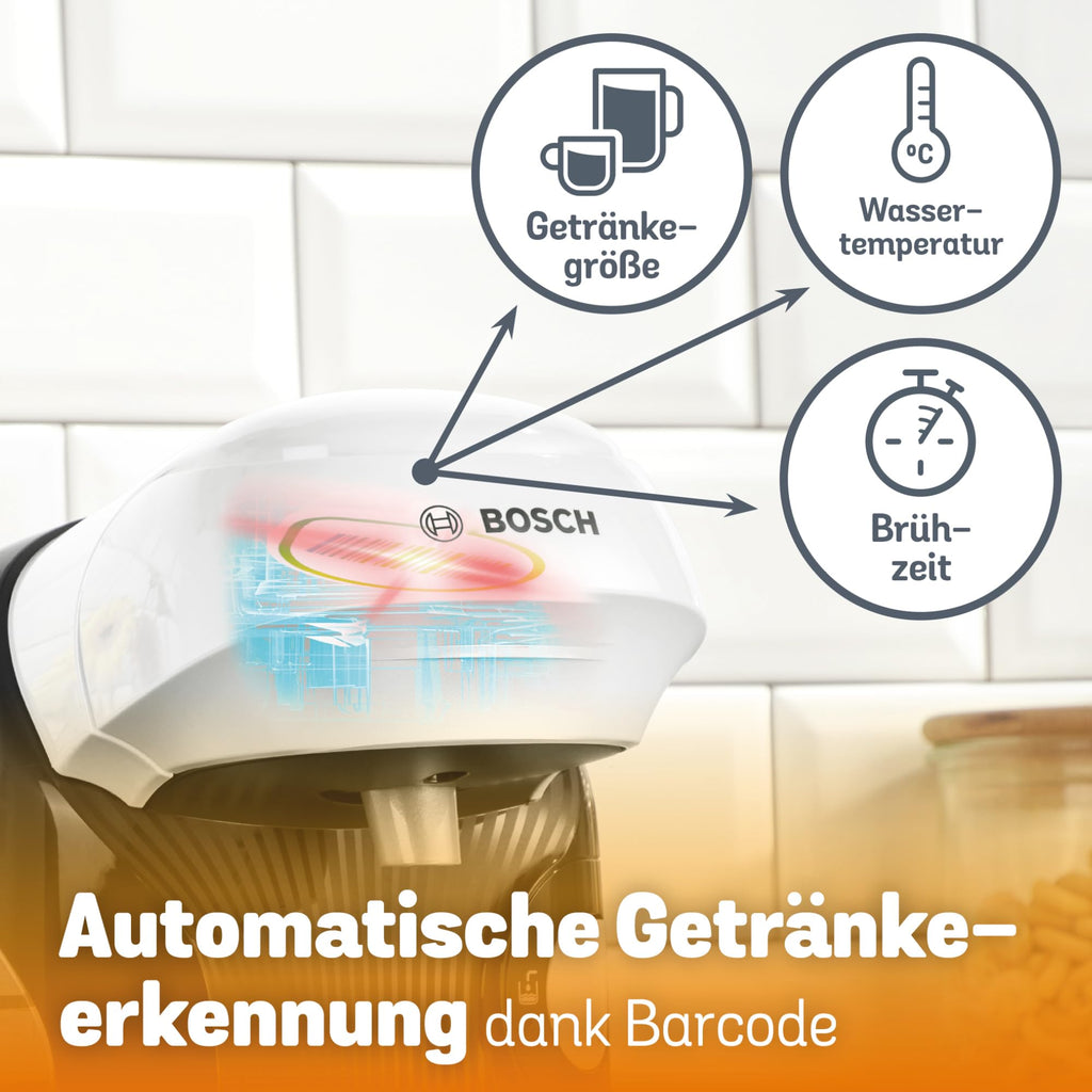 Tassimo Style TAS1104 – Kapselmaschine, über 70 Getränke, INTELLIBREW™, 1400W, Weiss – Premium Uswahl