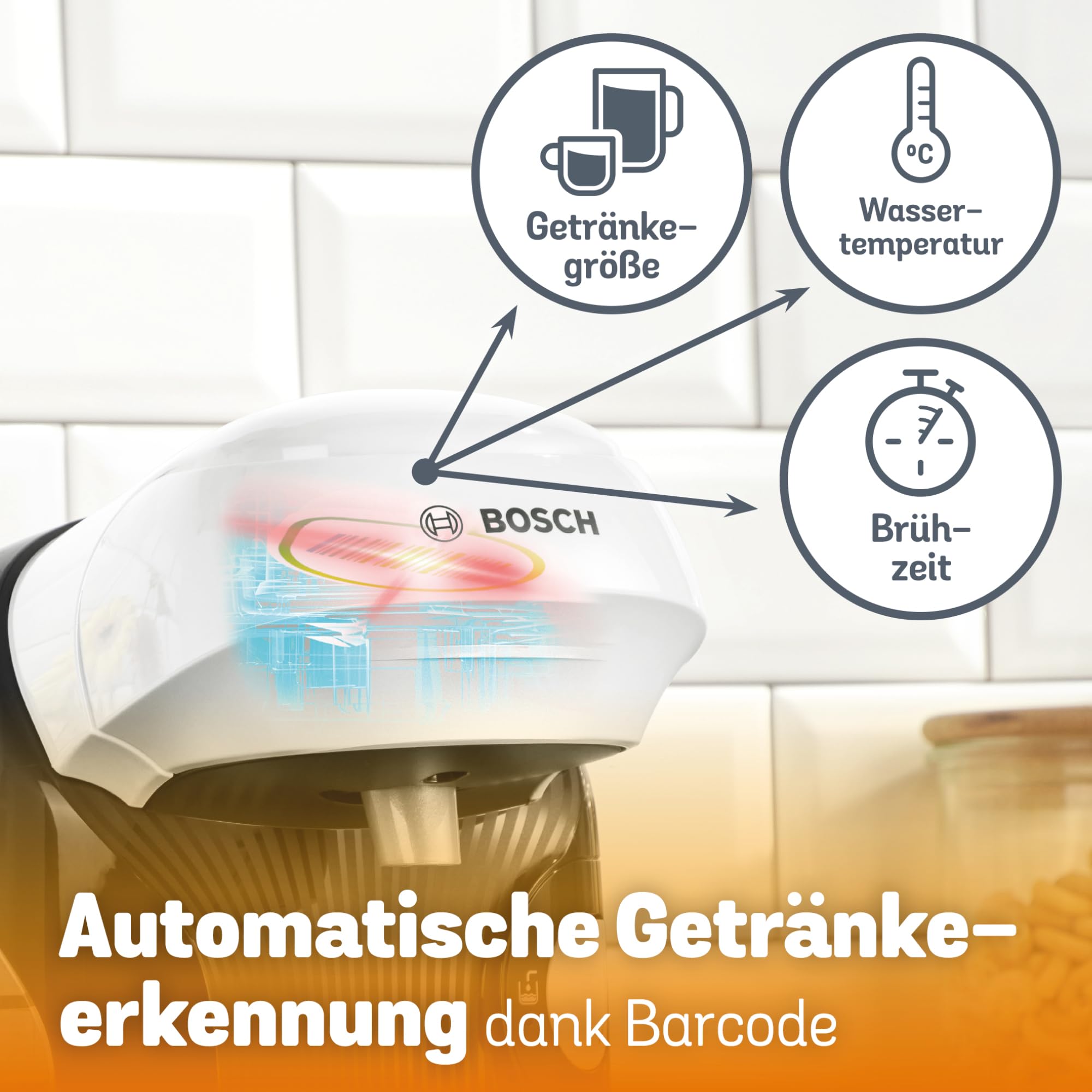 Tassimo Style TAS1104 – Kapselmaschine, über 70 Getränke, INTELLIBREW™, 1400W, Weiss – Premium Uswahl