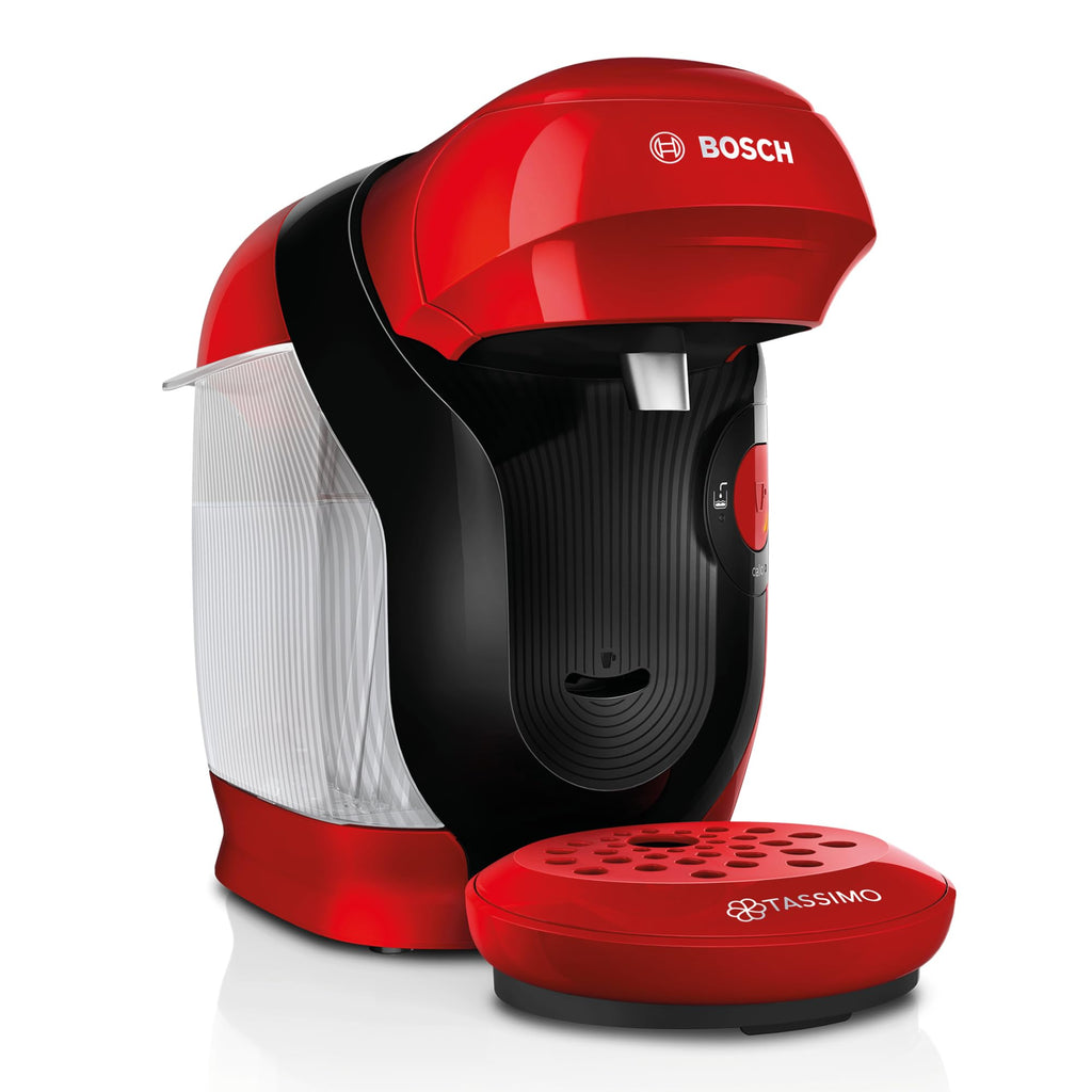 Tassimo Style TAS1103 – Kapselmaschine, über 70 Getränke, INTELLIBREW™, 1400W, Rot – Premium Uswahl