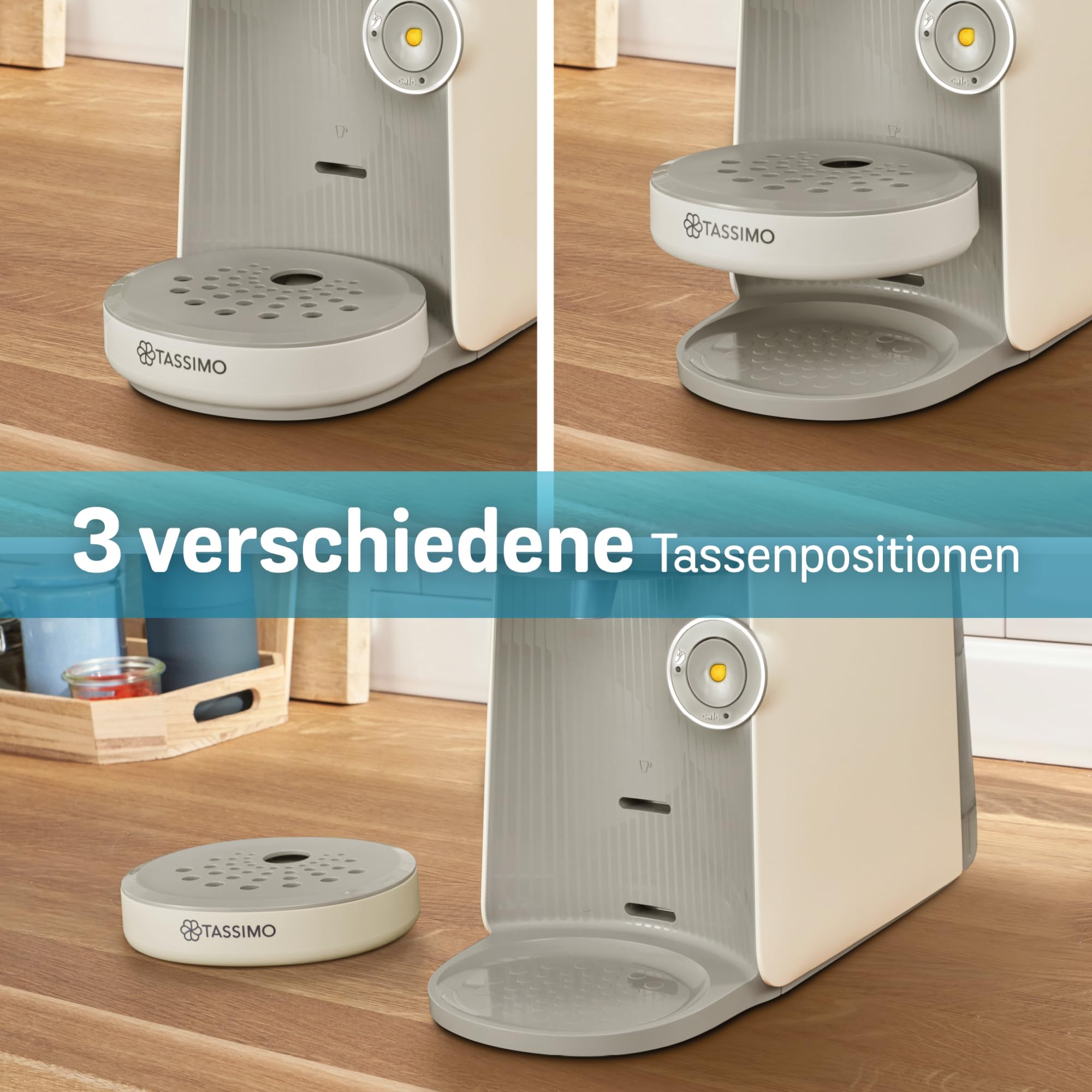 Tassimo Finesse TAS167P – Kapselmaschine mit IntensityBoost, über 70 Getränke, 1400W, Creme – Premium Uswahl