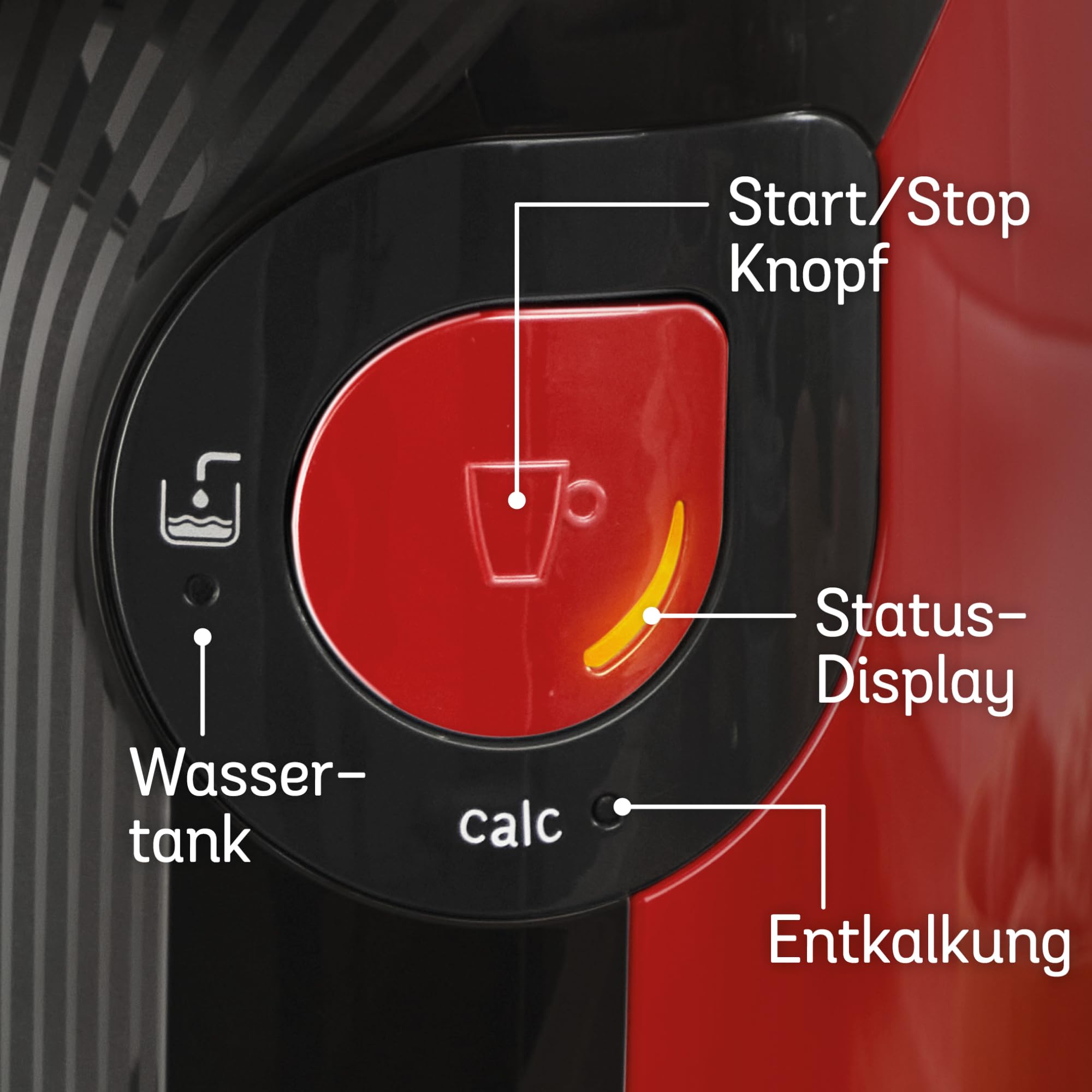 Tassimo Style TAS1103 – Kapselmaschine, über 70 Getränke, INTELLIBREW™, 1400W, Rot – Premium Uswahl