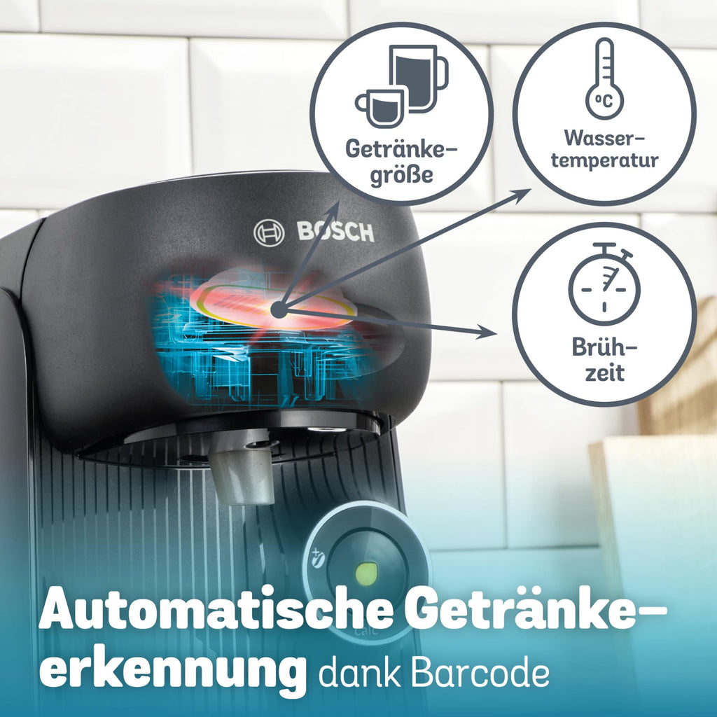 Tassimo Finesse TAS162E – Kapselmaschine mit IntensityBoost, über 70 Getränke, 1400W, Schwarz – Premium Uswahl