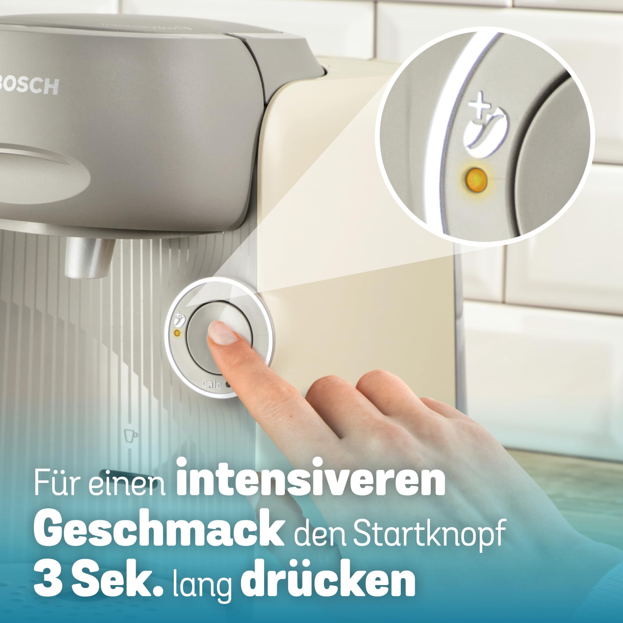 Tassimo Finesse TAS167P – Kapselmaschine mit IntensityBoost, über 70 Getränke, 1400W, Creme – Premium Uswahl