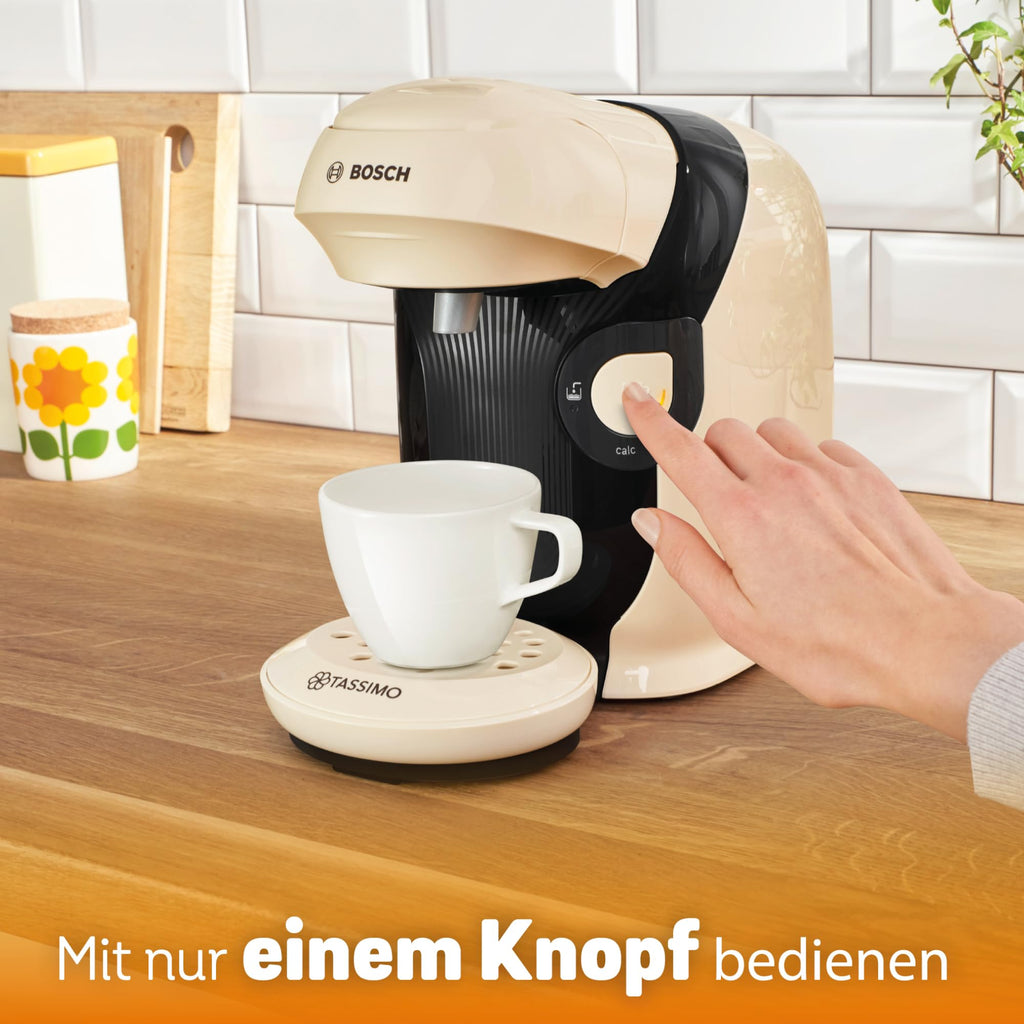 Tassimo Style TAS1107 – Kapselmaschine, über 70 Getränke, INTELLIBREW™, 1400W, Creme – Premium Uswahl