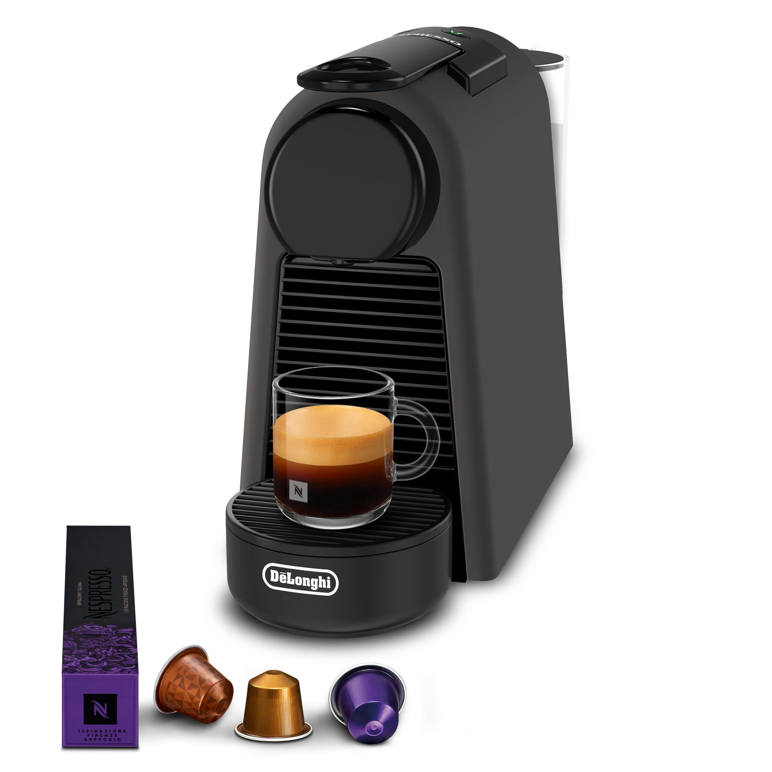 Essenza Mini EN85.BKMT – Kapselmaschine, 19 Bar, Mattschwarz – Premium Uswahl