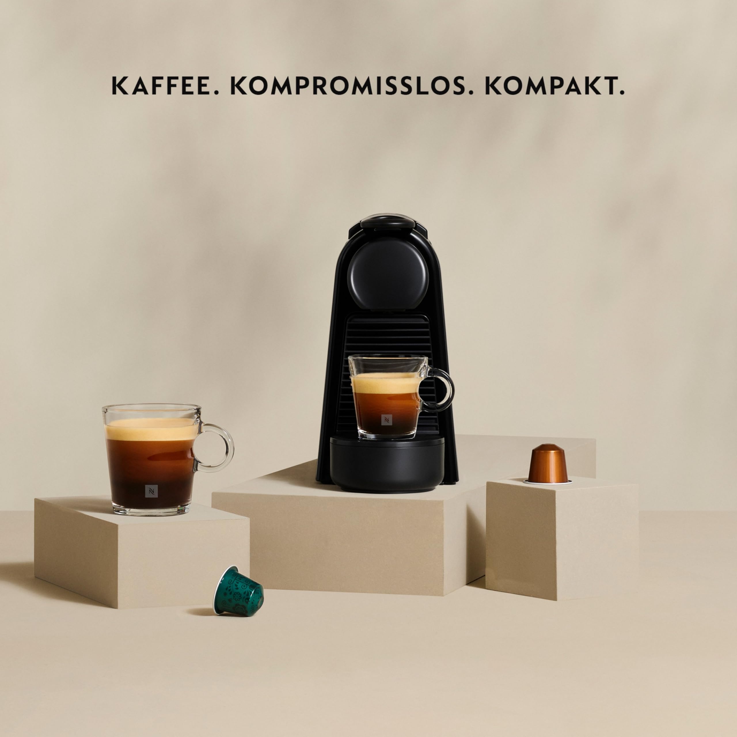 Essenza Mini EN85.B – Kapselmaschine, 19 Bar, Schwarz – Premium Uswahl