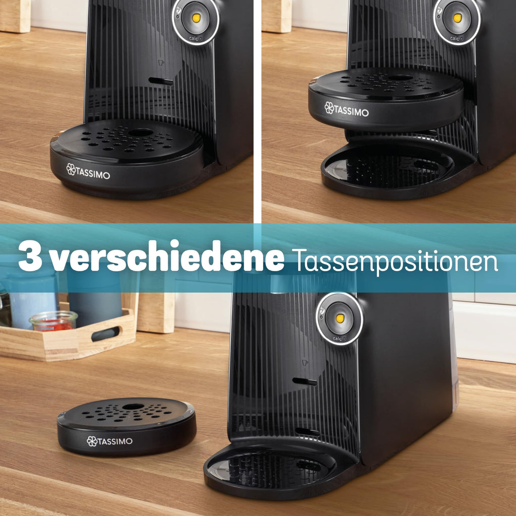 Tassimo Finesse TAS162E – Kapselmaschine mit IntensityBoost, über 70 Getränke, 1400W, Schwarz – Premium Uswahl