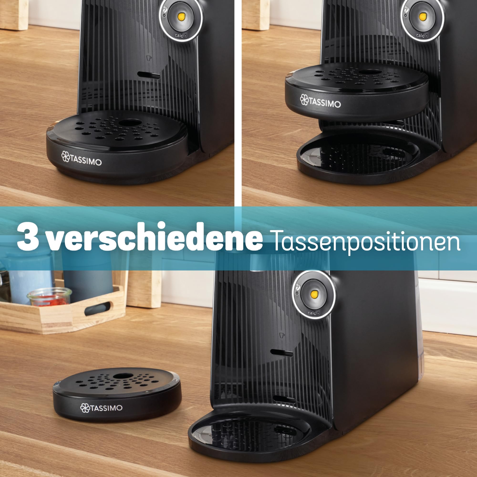 Tassimo Finesse TAS162E – Kapselmaschine mit IntensityBoost, über 70 Getränke, 1400W, Schwarz – Premium Uswahl