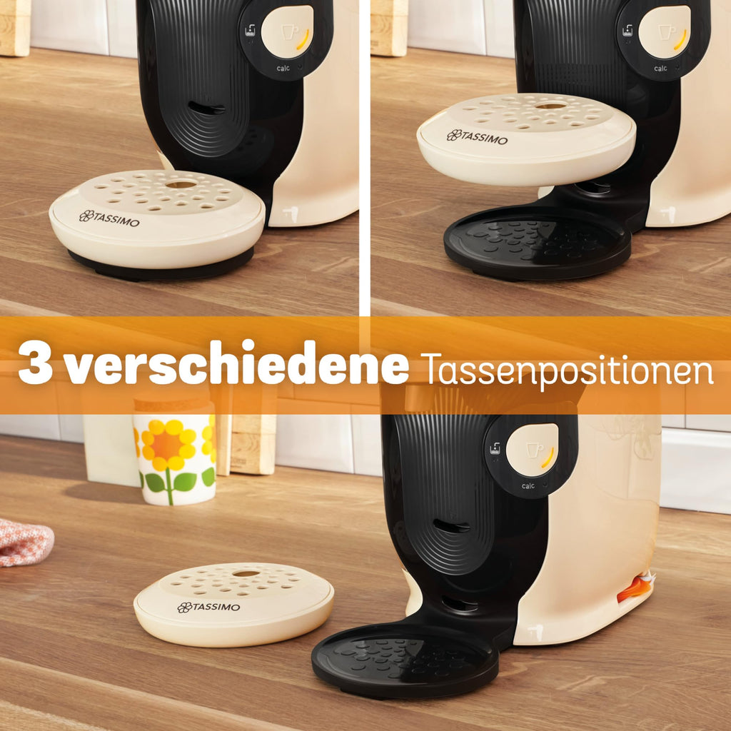 Tassimo Style TAS1107 – Kapselmaschine, über 70 Getränke, INTELLIBREW™, 1400W, Creme – Premium Uswahl